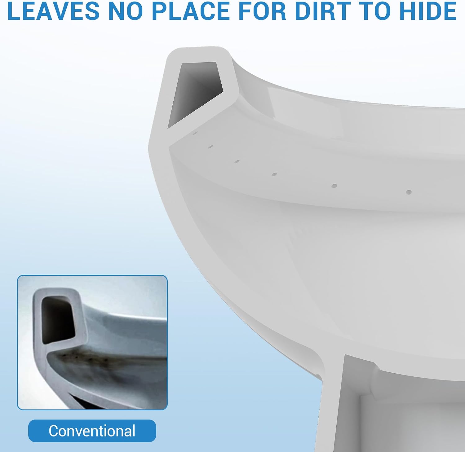 Two-Piece Toilets for Bathrooms, Comfort ADA Toilet with 19" Height, Elongated with Soft Close Seat, Power Flush 1.28 GPF
