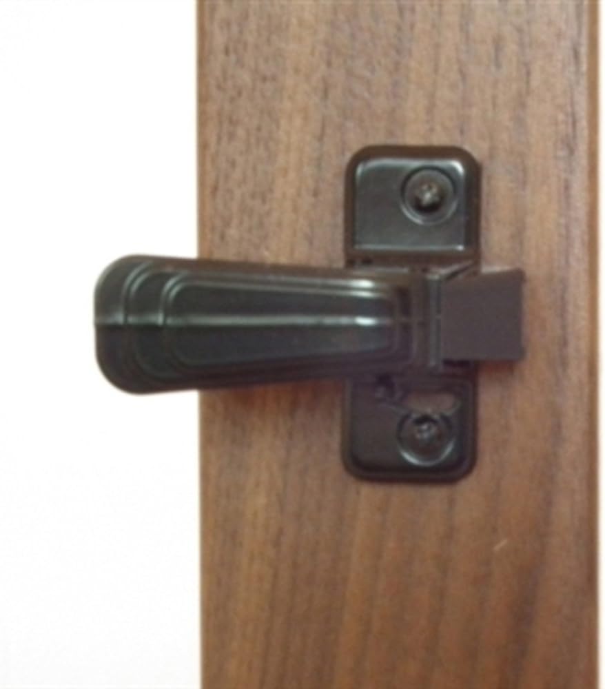 Storm Door Hardware Surface Mount-Lucite Clear Tube- 1-1/4 Inch Thick Door