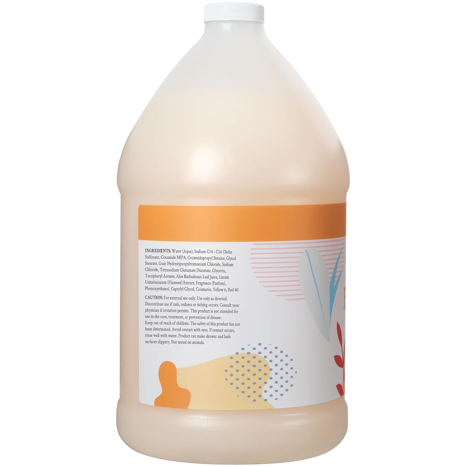 Ginger Lily Farms 1 gal Nourishing Body Wash, Citrus Blend Scent | for Hands, Body & Hair, Moisturizing Wash, Salon Wash, Spa Cleanser, Salon & Spa Essentials, Manicure & Pedicure Supplies