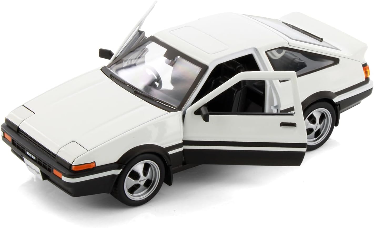 Toyota Sprinter Trueno AE86 37916-1/24 Scale Diecast Model Car (White)