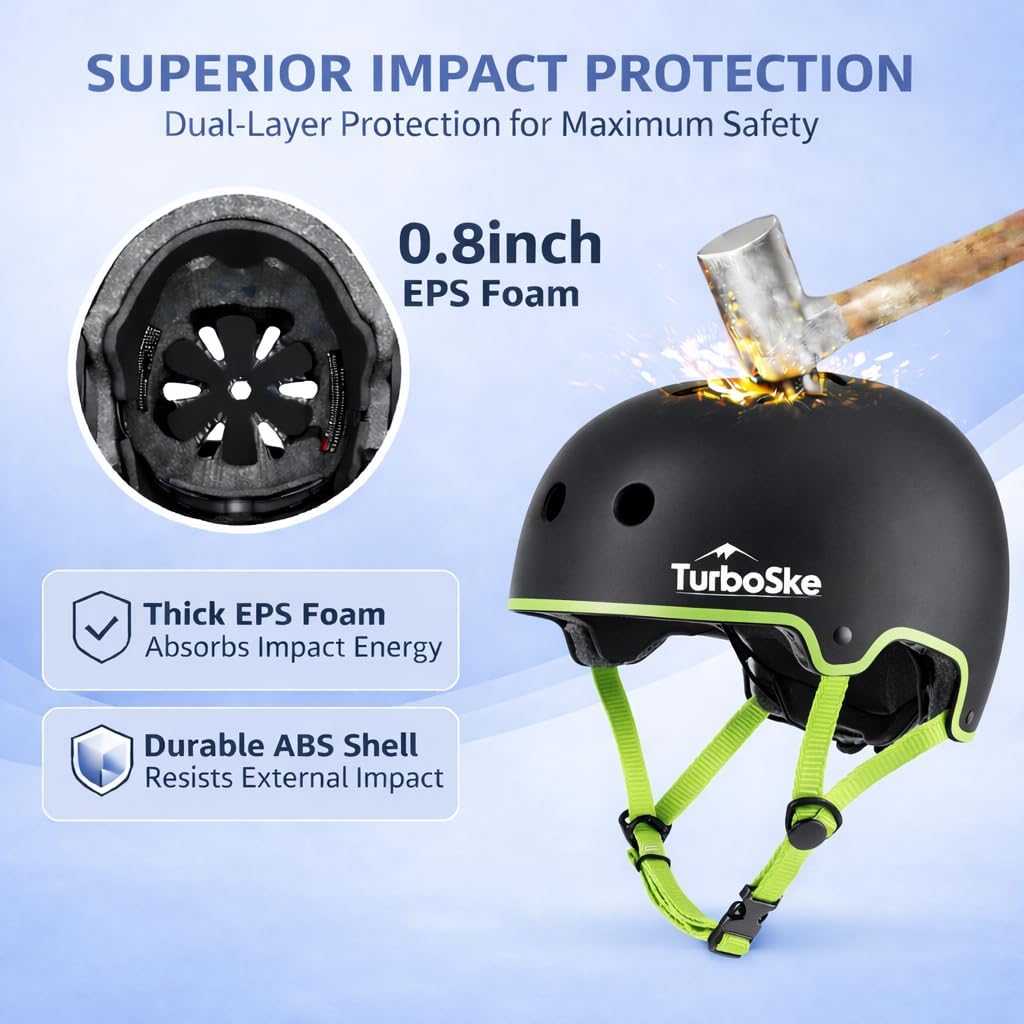 Skateboard Helmet,BMX Bike Multi-Sport Helmet for Youth,Men Women