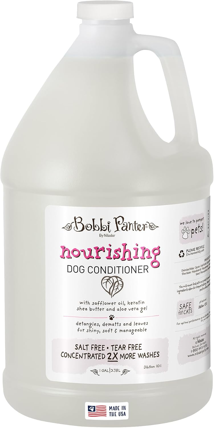 Bobbi Panter Soothing Dog Shampoo Tea Tree, Lavender, Cucumber & Oat Protein – Natural Formula for Sensitive Skin & Irritation Relief, Tear-Free, 30:1 Concentrate, Made in USA, 14 oz