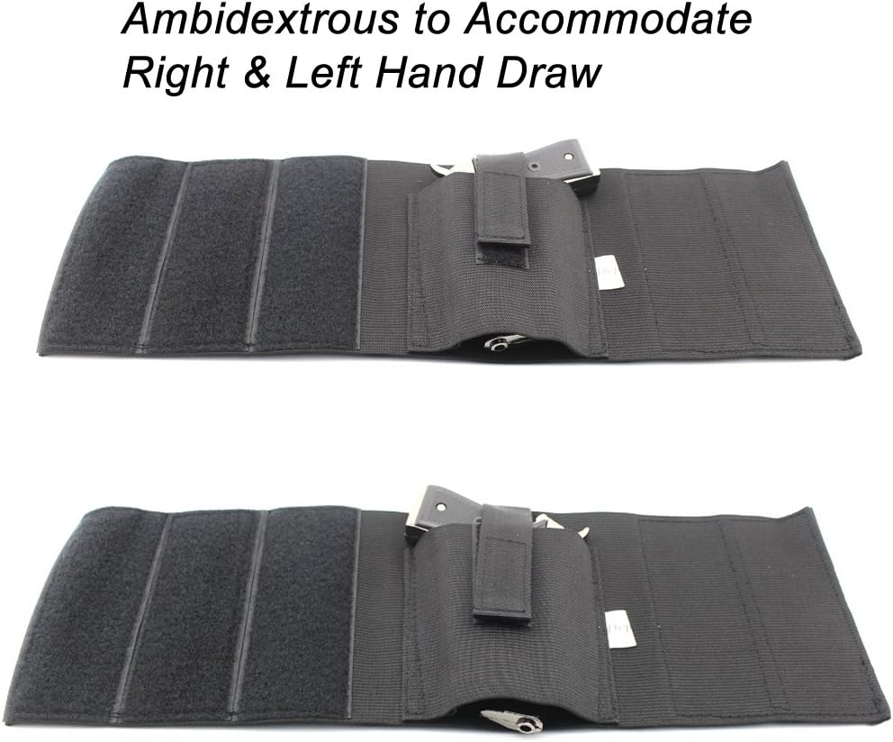 Ankle Holster for Concealed Carry Compatible with G42, 43, 36, 26, Ruger LCP, LC9,and Similar Guns