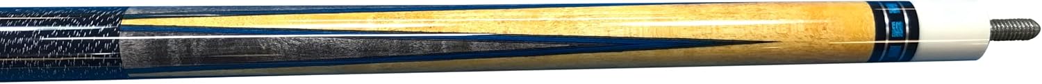 Meucci SB3-B Handcrafted Billiards Pool Cue Stick w/PRO Shaft - Blue + Hard CASE
