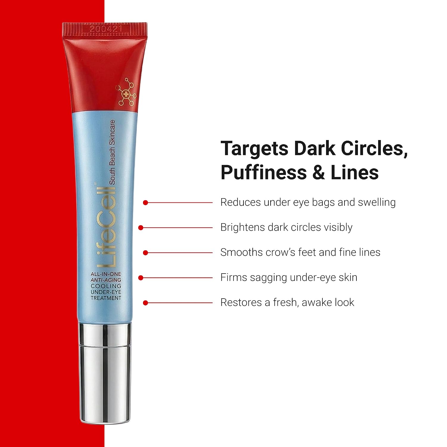 LifeCell All-in-One Under Eye Cream for Puffiness, Dark Circles & Wrinkles | LifeCell All-in-One Under Eye Cream for Puffiness
