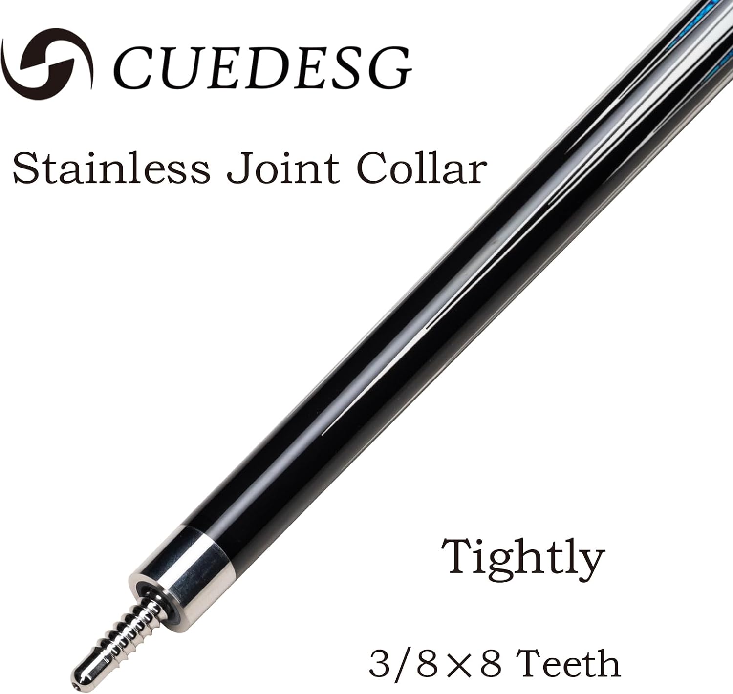 Carbon Fiber Pool Cue Stick 10.5mm/11.8mm/12.5mm,Low Deflection Pool Stick,Professional Cue Stick with Case