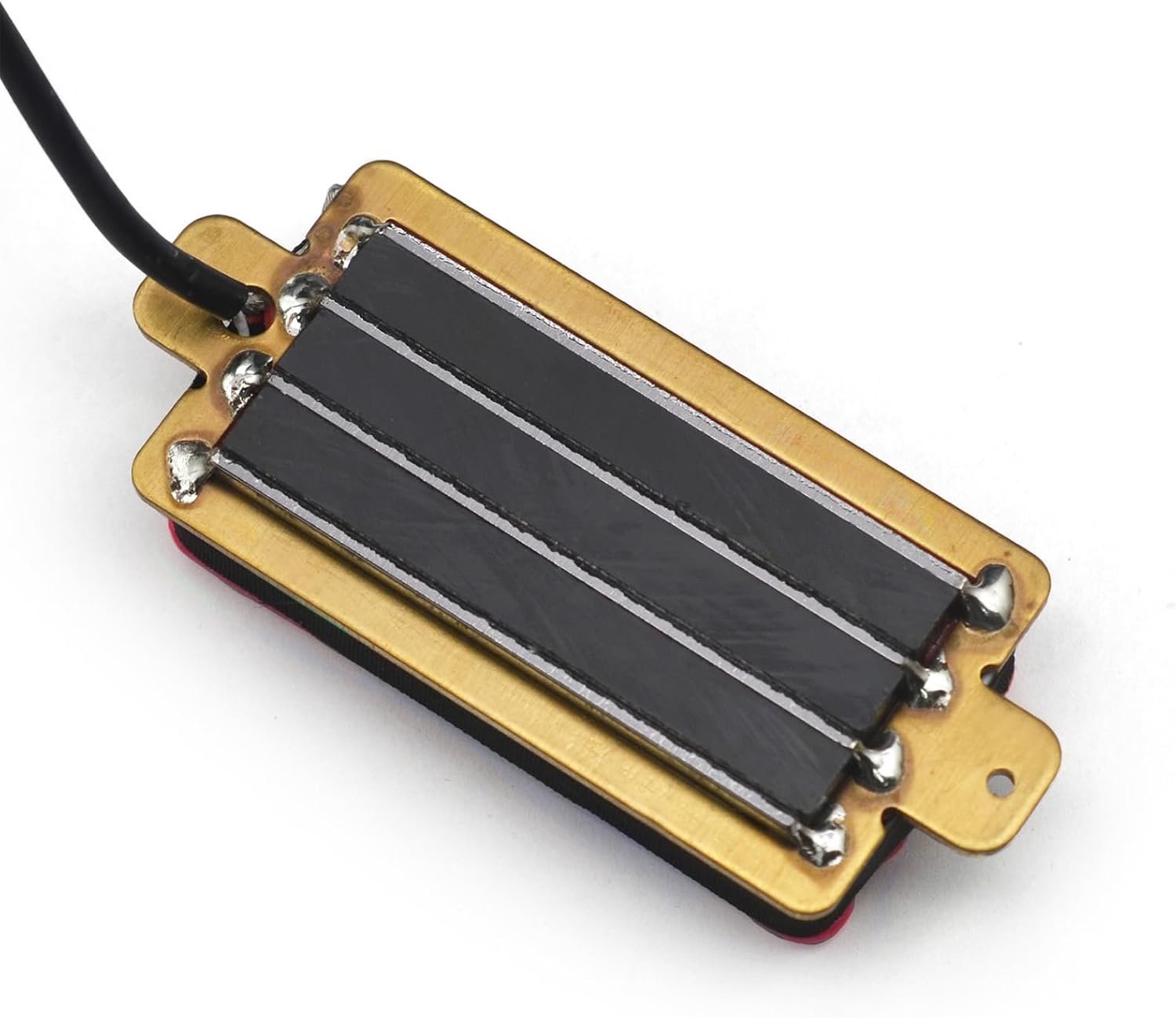 SAPHUE 2-Dual Blade Electric Guitar High Output Track Type Four Coil Humbucker Pickup Black