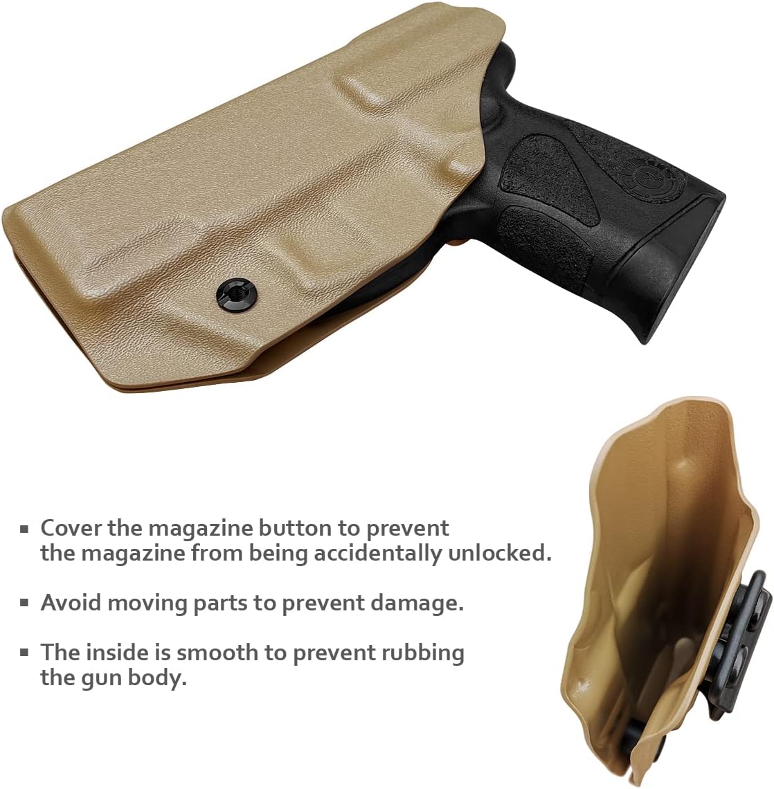 Taurus G3C G2C Holster IWB Kydex Holster Taurus G3C / G2C / G2S / PT111 / PT140 9mm/.40- Inside Waistband Concealed Carry