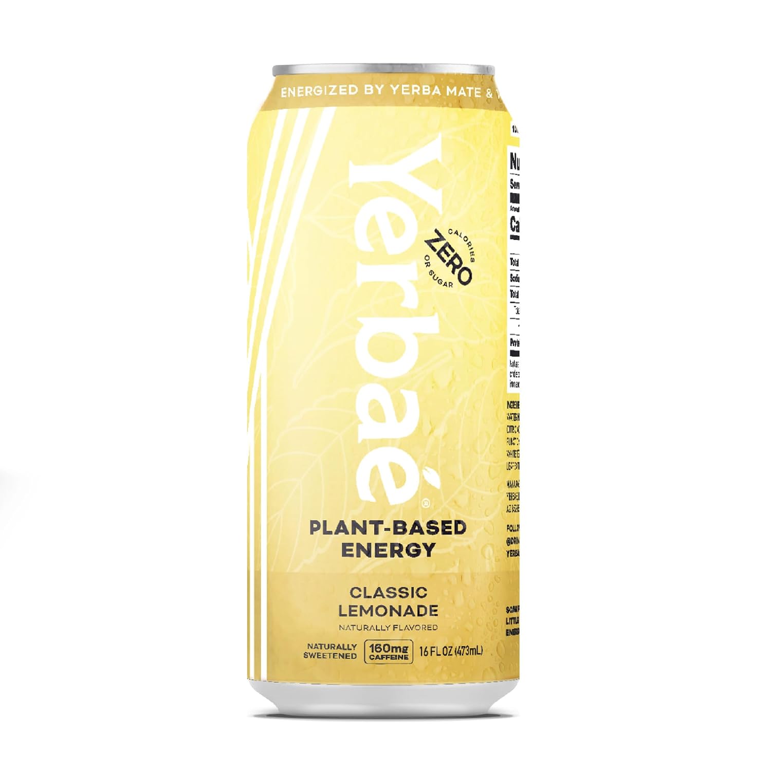 Yerbaé Energy Seltzer - Variety Performance Pack. No Sugar/Calories/Carbs. Energized by Yerba Mate Naturally Caffeinated Plant-Based, Healthy Alternative to Coffee/Sugary Sodas, Pack of 12, 12oz cans