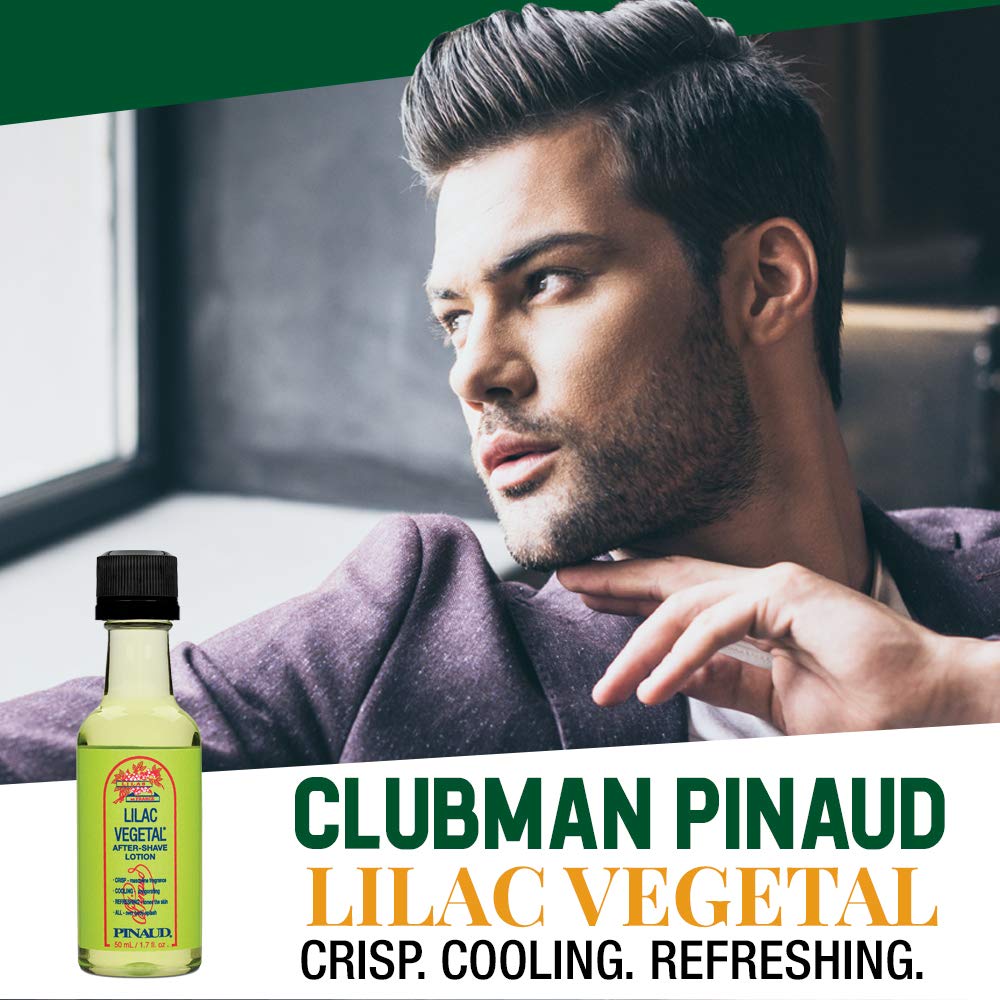 Clubman Pinaud After Shave Lotion, Soothes Skin After Shaving With Masculine Fragrance 1.7 fl. Oz x 2 packs