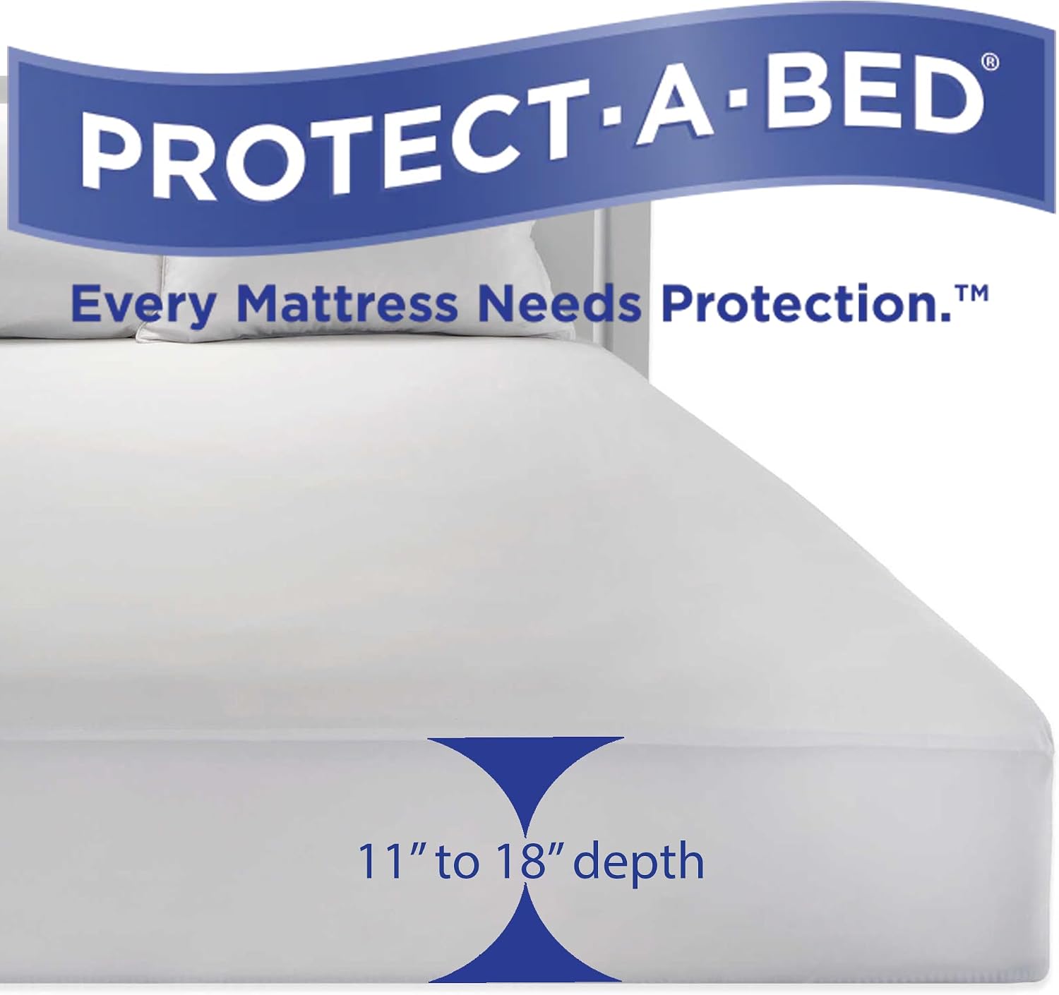 Protect-A-Bed Cool Waterproof Mattress Protector, King