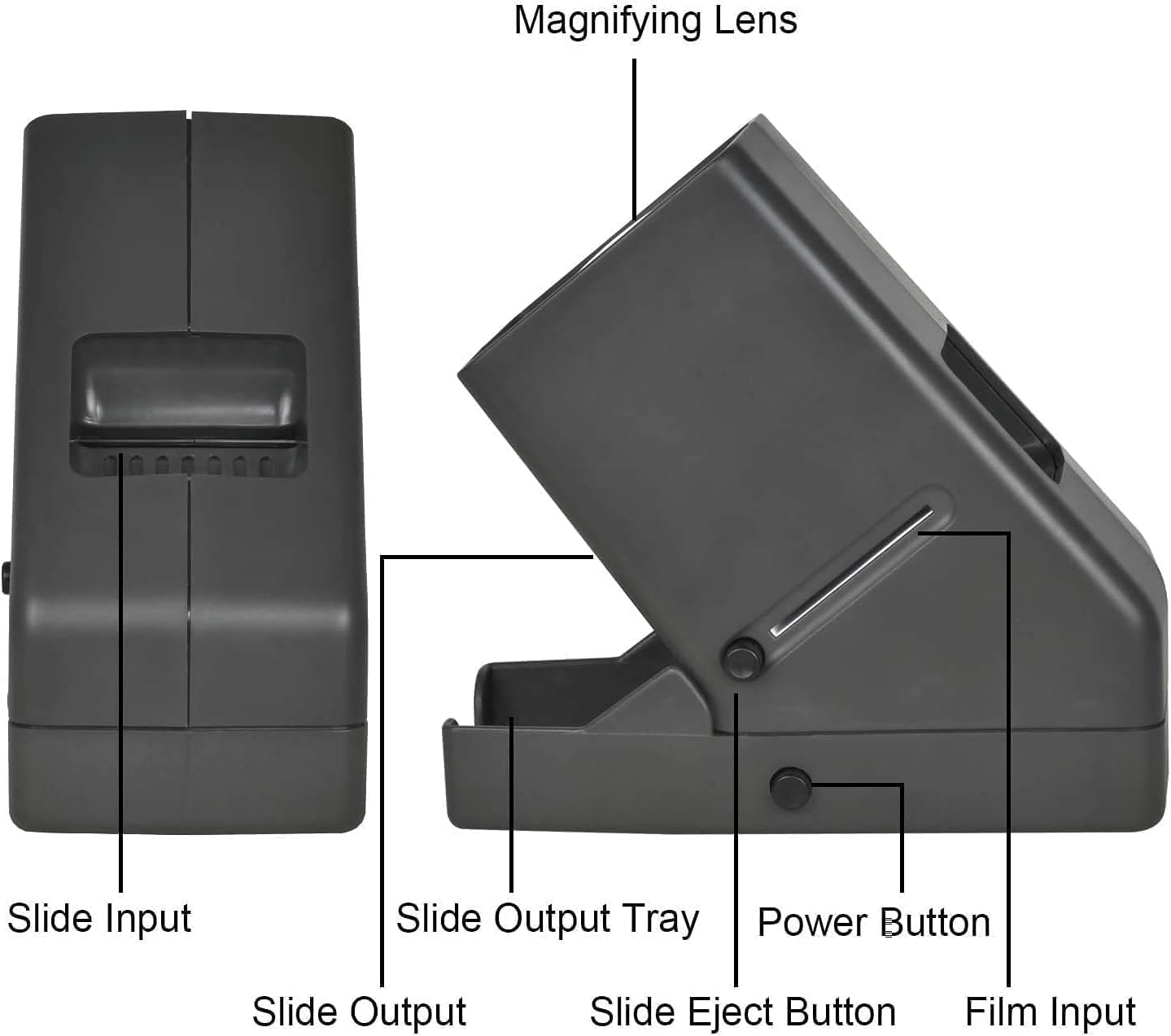 DIGITNOW!35mm Slide and Film Viewer, 3X Magnification LED Lighted Illuminated Viewing