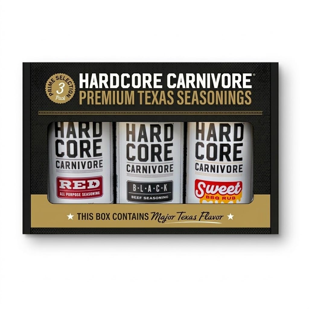 Hardcore Carnivore Black | All-Purpose Beef Seasoning Rub, 13oz Shaker
