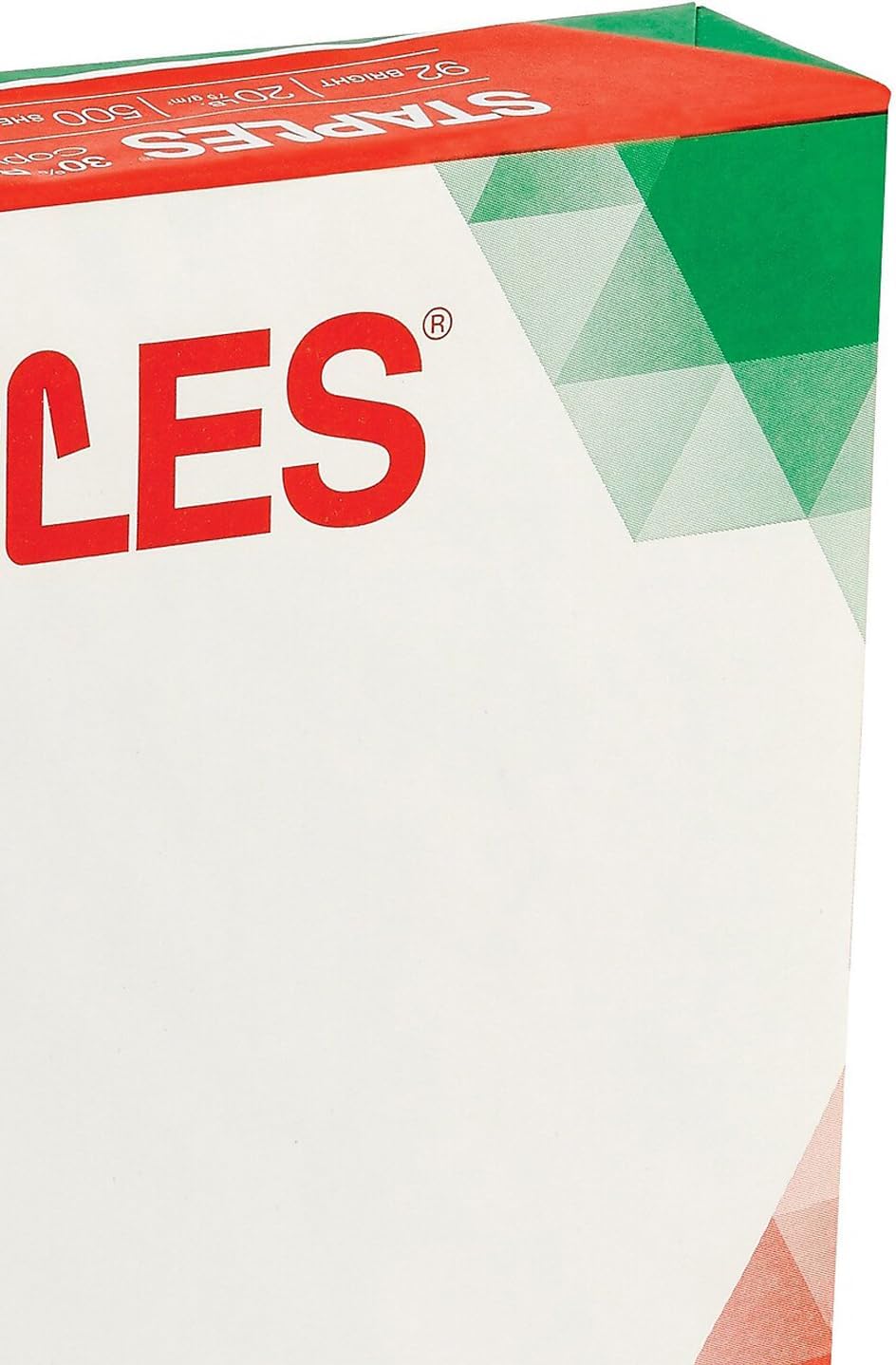 Staples 30% Recycled 8.5-Inch X 11-Inch Copy Paper 20 Lbs 92 Brightness 500/Ream, For Office, School & Home