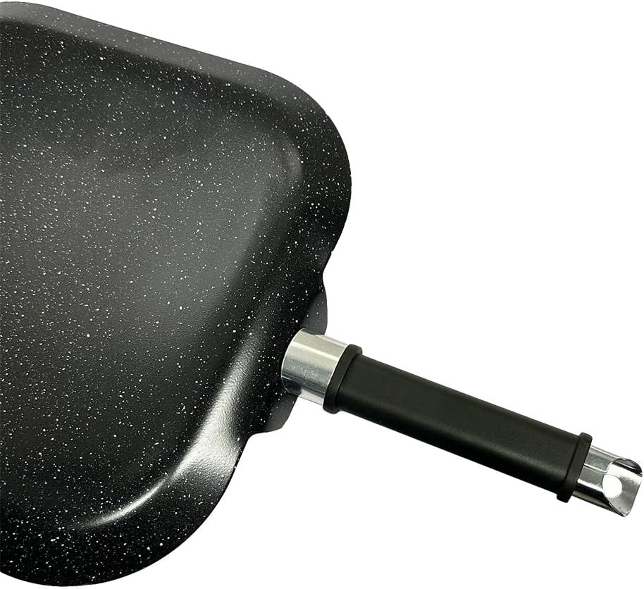 Heavy Gauge Aluminum Nonstick Square Griddle Pan, 11'' x 11'' Frying Pan Cook
