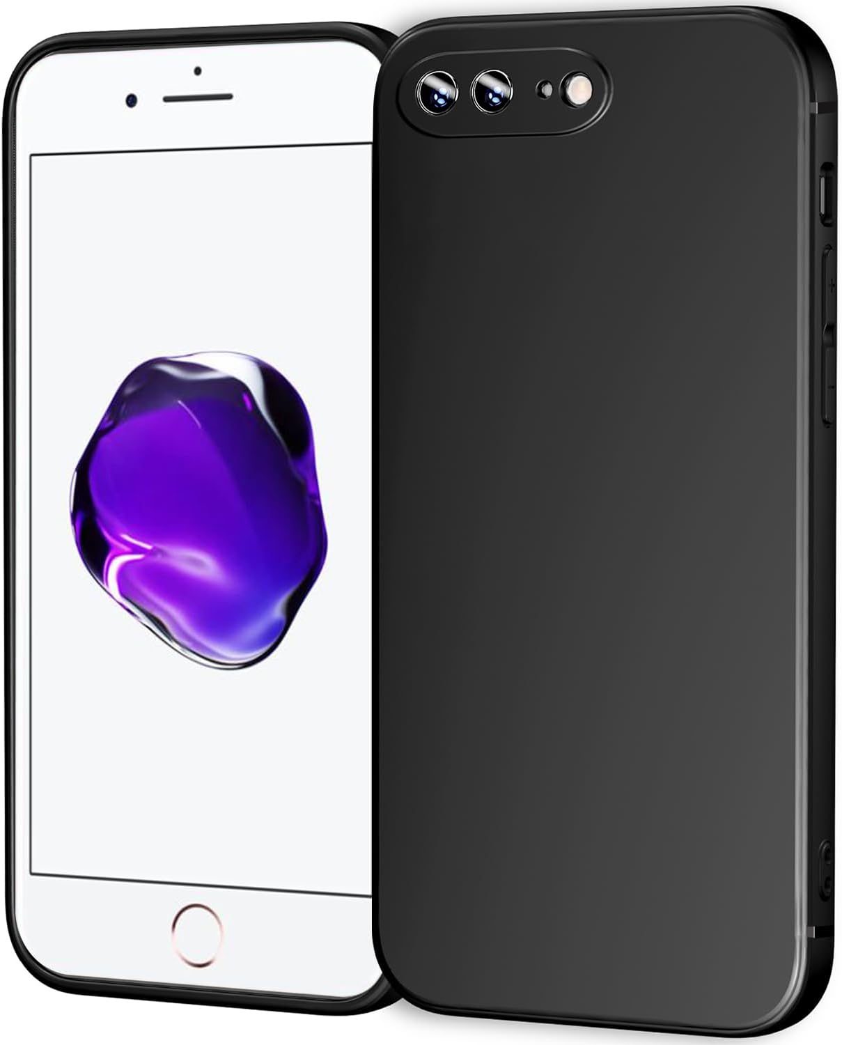TENOC Phone Case Compatible with iPhone SE (2nd 2020 and 3rd 2022 Generation) & iPhone 7 & iPhone 8, Clear Case Shockproof Protective Bumper Slim Cover for 4.7 Inch