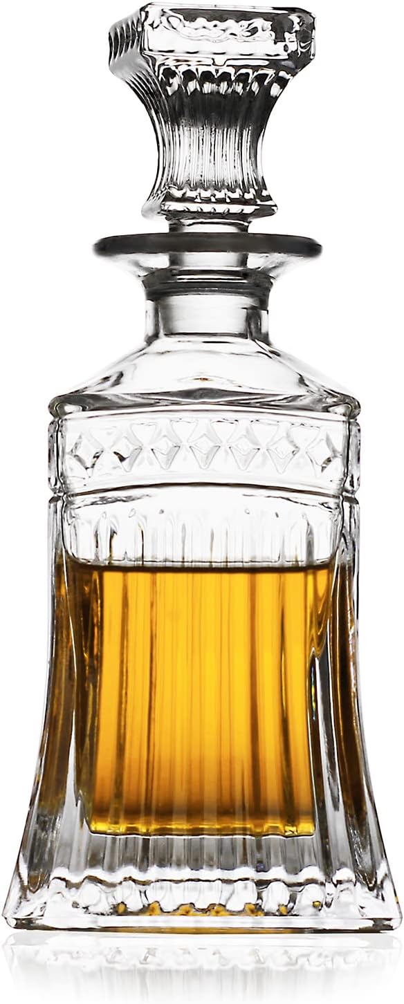 LUXU Whiskey Decanter,25 oz