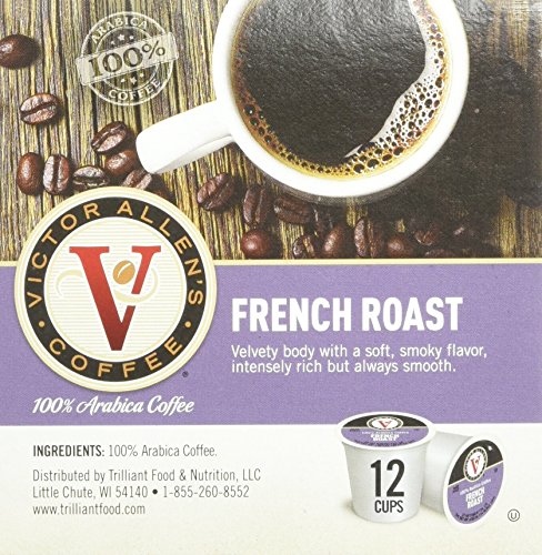 Victor Allen's Coffee Morning Blend, Light Roast, 12 Count, Single Serve Coffee Pods for Keurig K-Cup Brewers