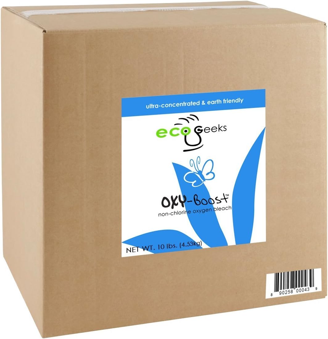 ecoGEEKS O! Boost (OXY-Boost) Multi-Purpose Oxygen Bleach Cleaner 10 LBS Bulk