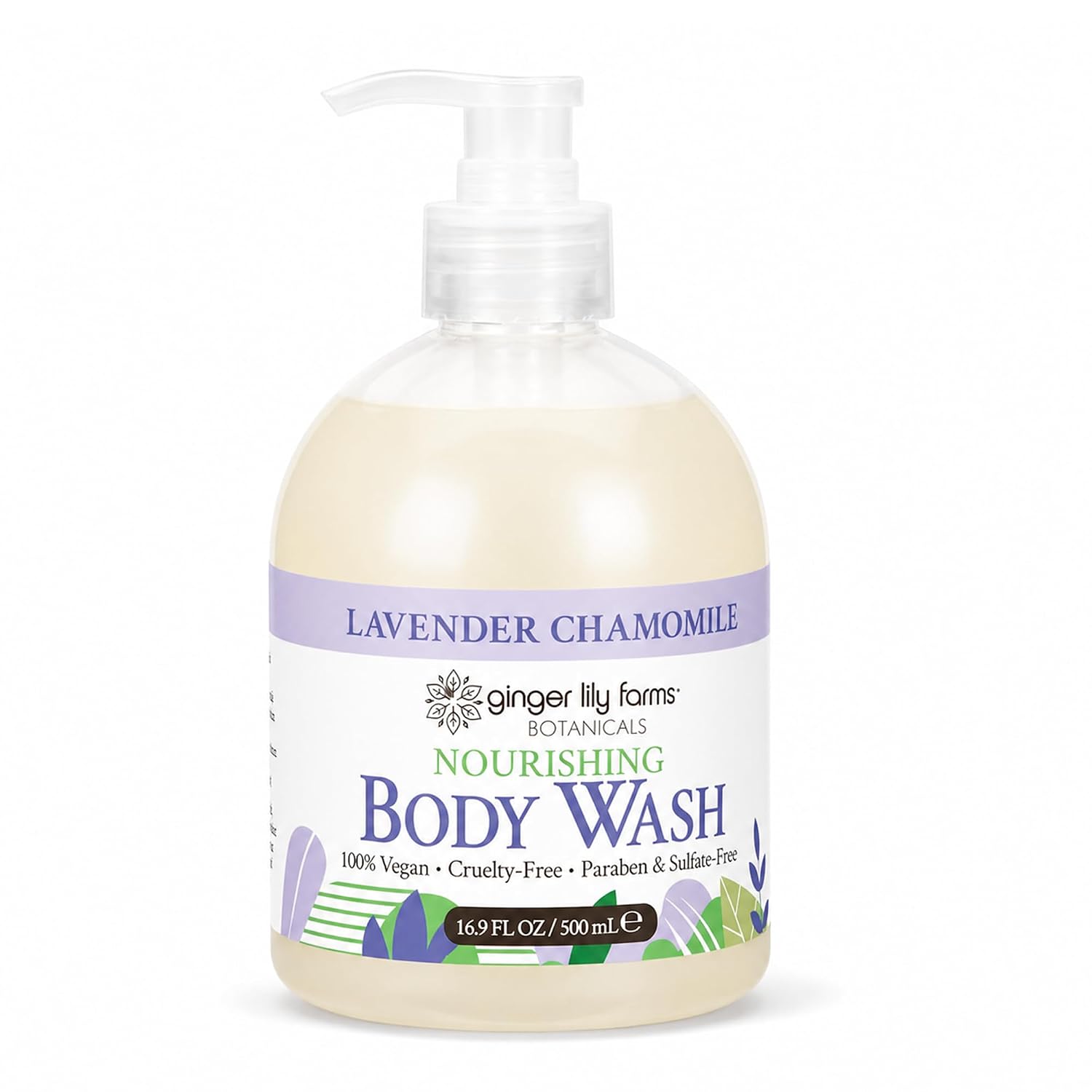 Ginger Lily Farms 1 gal Nourishing Body Wash, Citrus Blend Scent | for Hands, Body & Hair, Moisturizing Wash, Salon Wash, Spa Cleanser, Salon & Spa Essentials, Manicure & Pedicure Supplies
