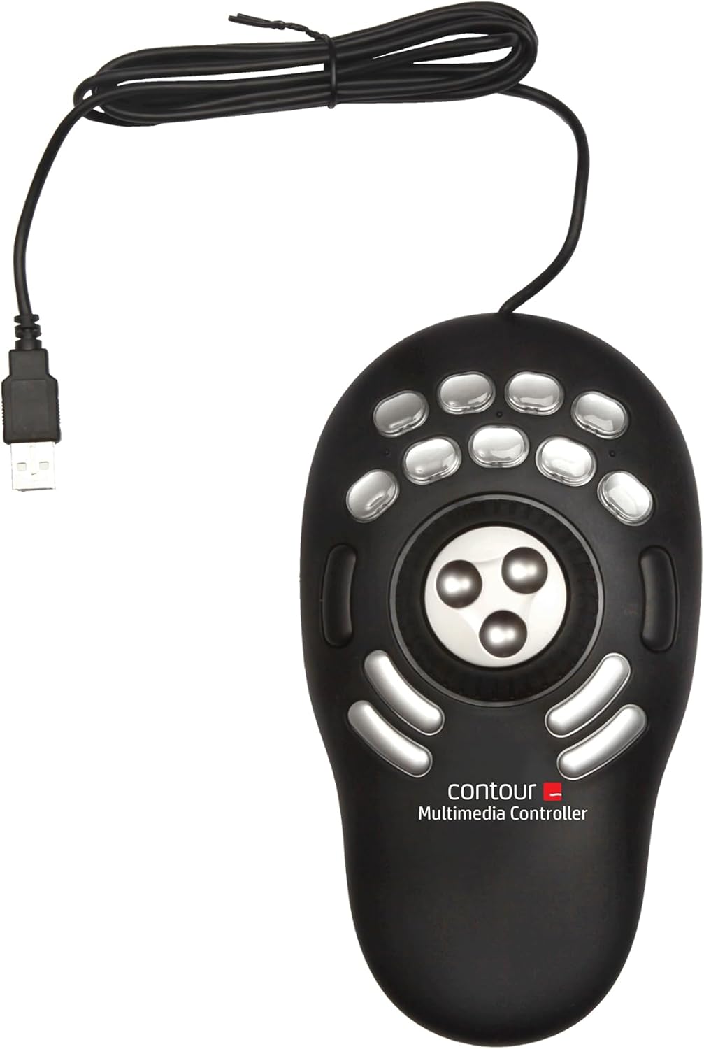 Contour ShuttlePRO v2 - Multimedia Controller with Jog Wheel & 15 Custom Programmable Buttons | Ideal for Video