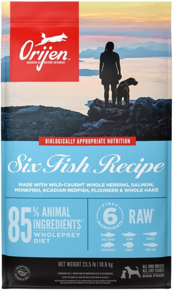 ORIJEN Grain Free WHOLEPREY Dry Dog Food Original Recipe 13lb. Bag | WHOLEPREY Ingredients, Grain Free, Made in the USA, Skin & Coat, Global Quality Ingredients