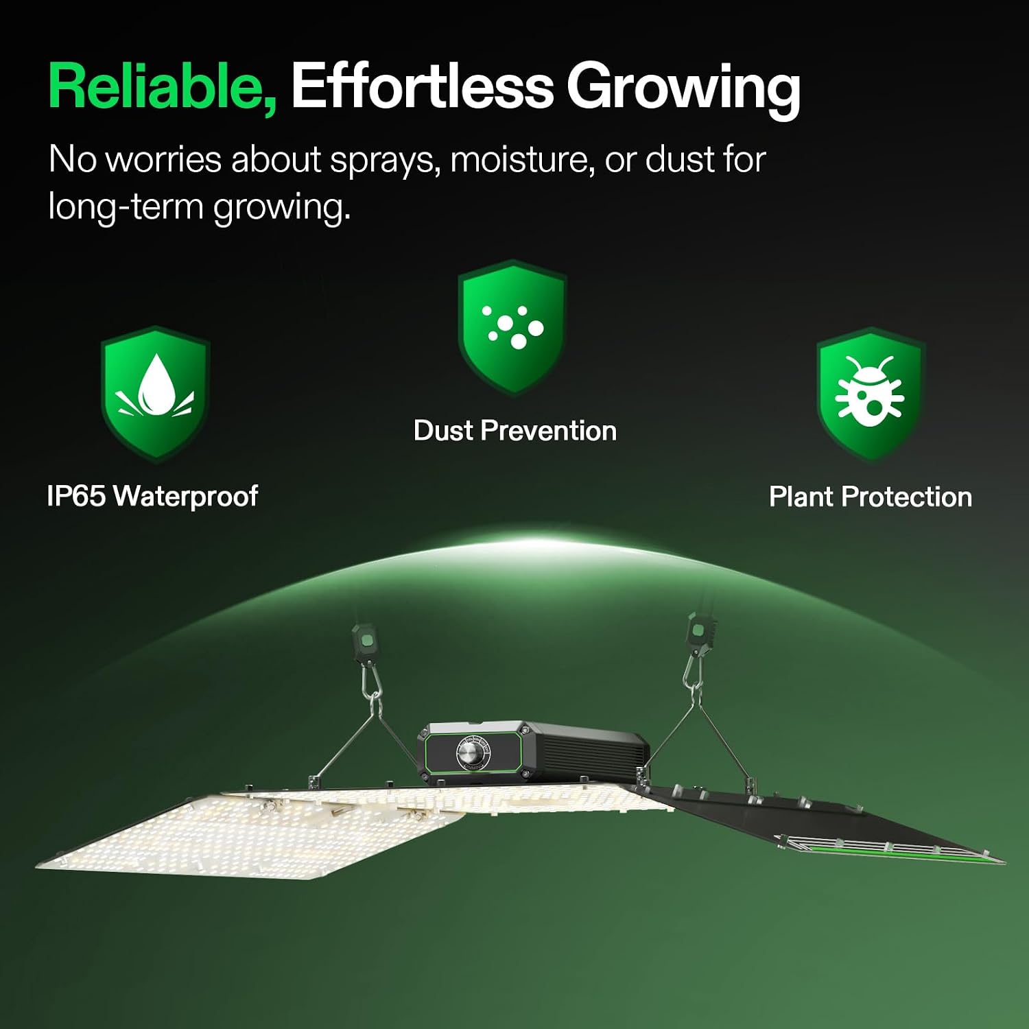 VIVOSUN LumaLight 200W LED Grow Light, Full Spectrum Plant Light