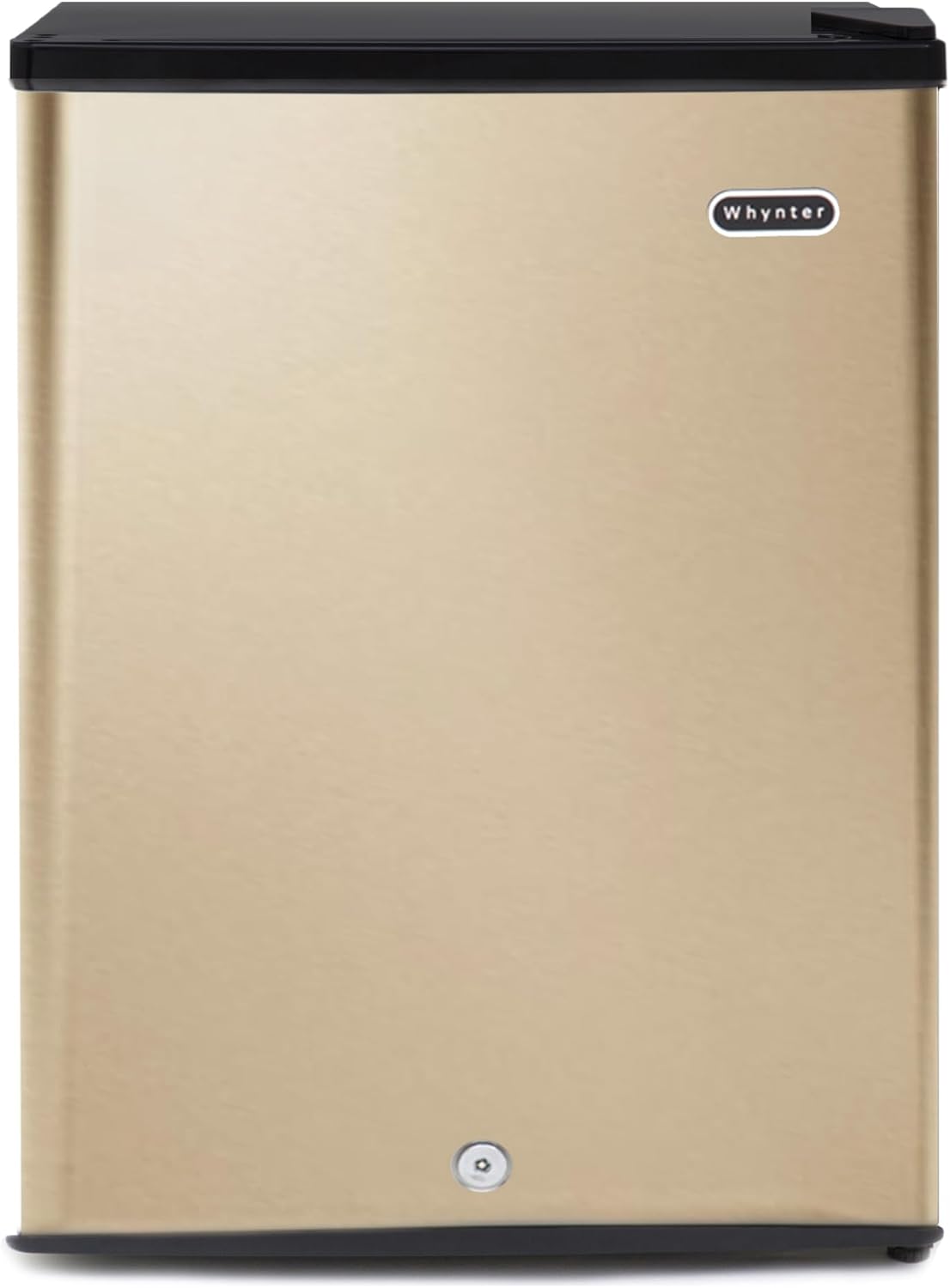 Whynter Upright Freezer 2.1 Cu Ft Lock, Mini Freezer, Stainless CUF-210SS | Adjustable Thermostat and Security Lock, Energy Star Rated, Reversible Door, Adds Compact Frozen Storage at Home