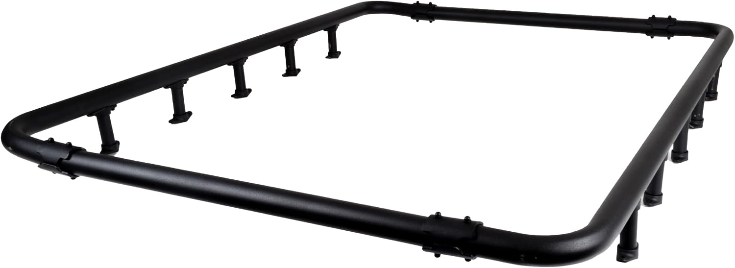 Go Rhino SRM500 Quad-Rail Kit | Aluminum, Textured Black | 5935063T | Fits Go Rhino 65" SRM500 Roof Racks