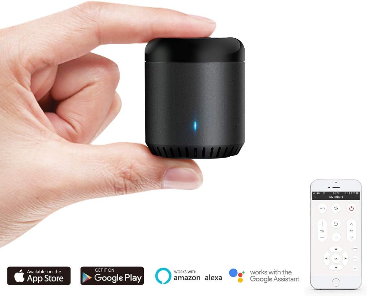 Broadlink RM Mini 3 2.4G Wi-Fi IR Smart Hub Learning Remote for TV