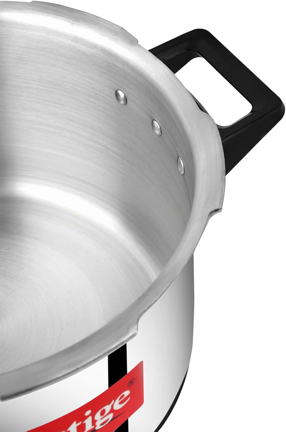 Prestige Popular Aluminum Pressure Cooker, 5 L, Silver