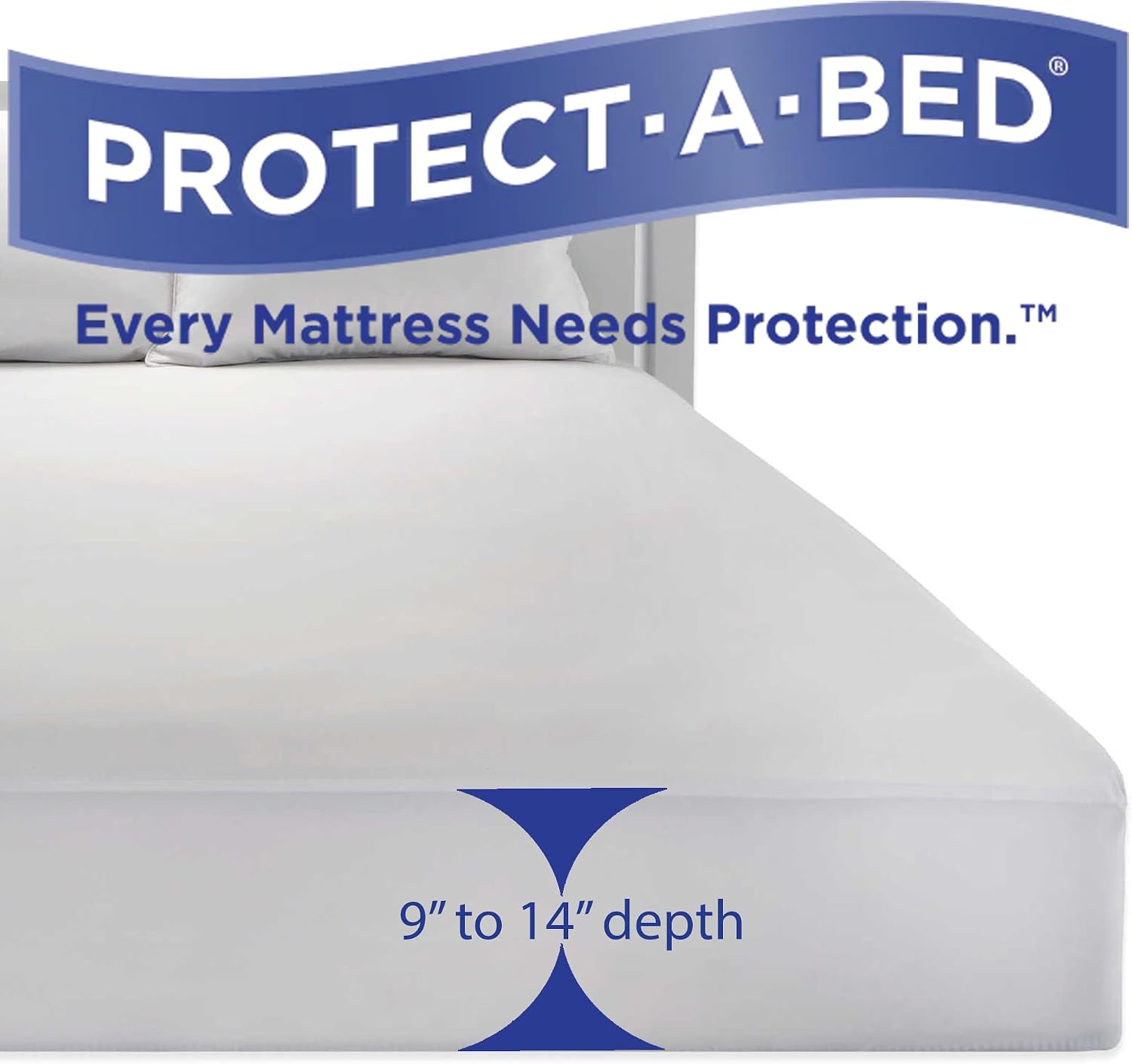 Protect-A-Bed Cool Waterproof Mattress Protector, King