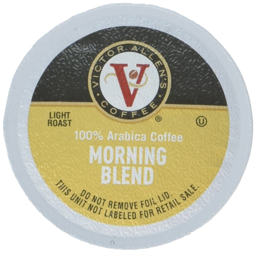 Victor Allen's Coffee Morning Blend, Light Roast, 12 Count, Single Serve Coffee Pods for Keurig K-Cup Brewers