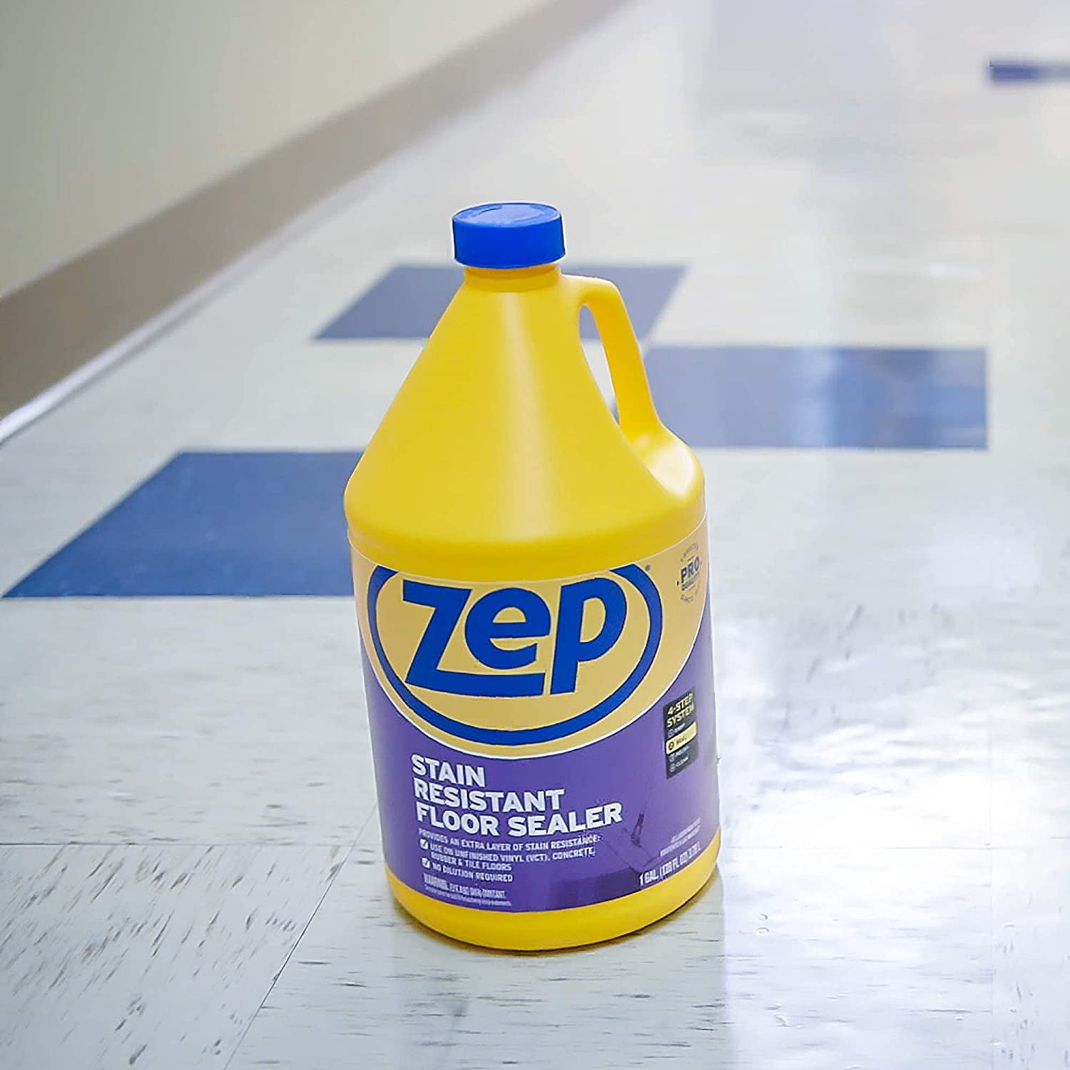 Zep Stain Resistant Floor Sealer - 1 Gallon - ZUFSLR128 - Durable, Long Lasting Seal