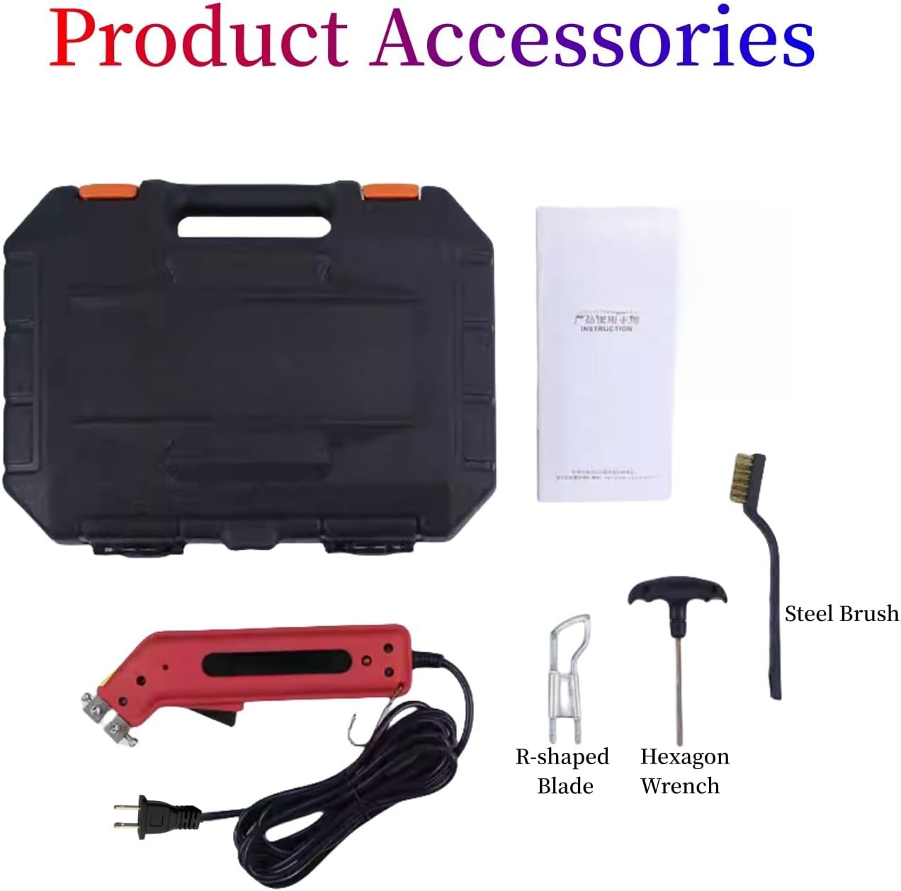 Handheld Electric Hot Knife Cutter and Heat Sealer Rope Healing Professional Hot Cutting Knife Fabric Cloth Cutter