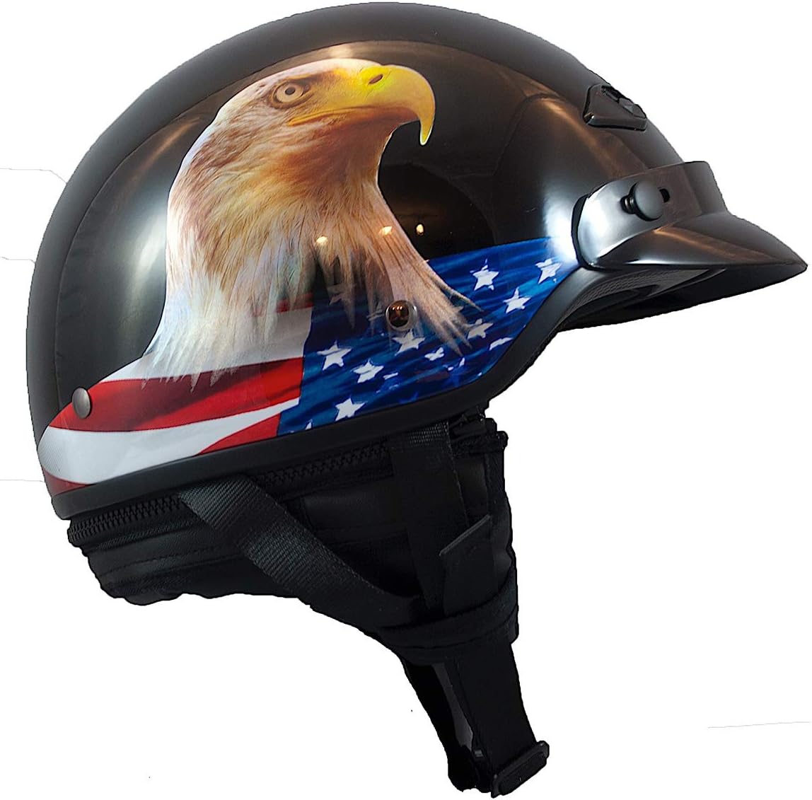 LS2 Helmets Bagger Motorcycle Half Helmet