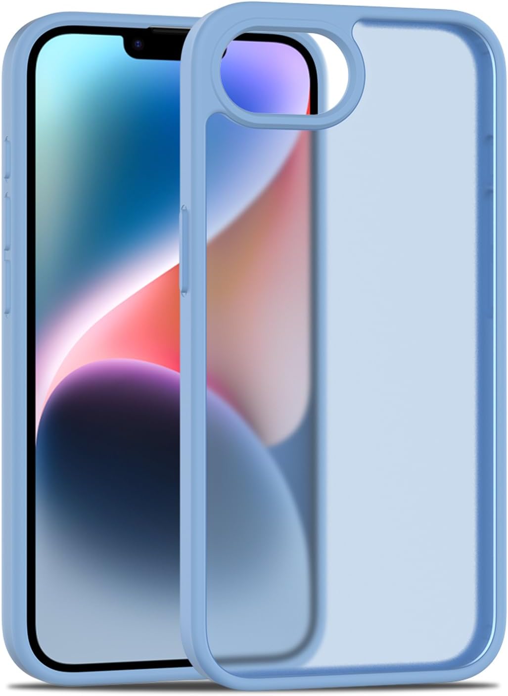 TENOC Phone Case Compatible with iPhone SE (2nd 2020 and 3rd 2022 Generation) & iPhone 7 & iPhone 8, Clear Case Shockproof Protective Bumper Slim Cover for 4.7 Inch