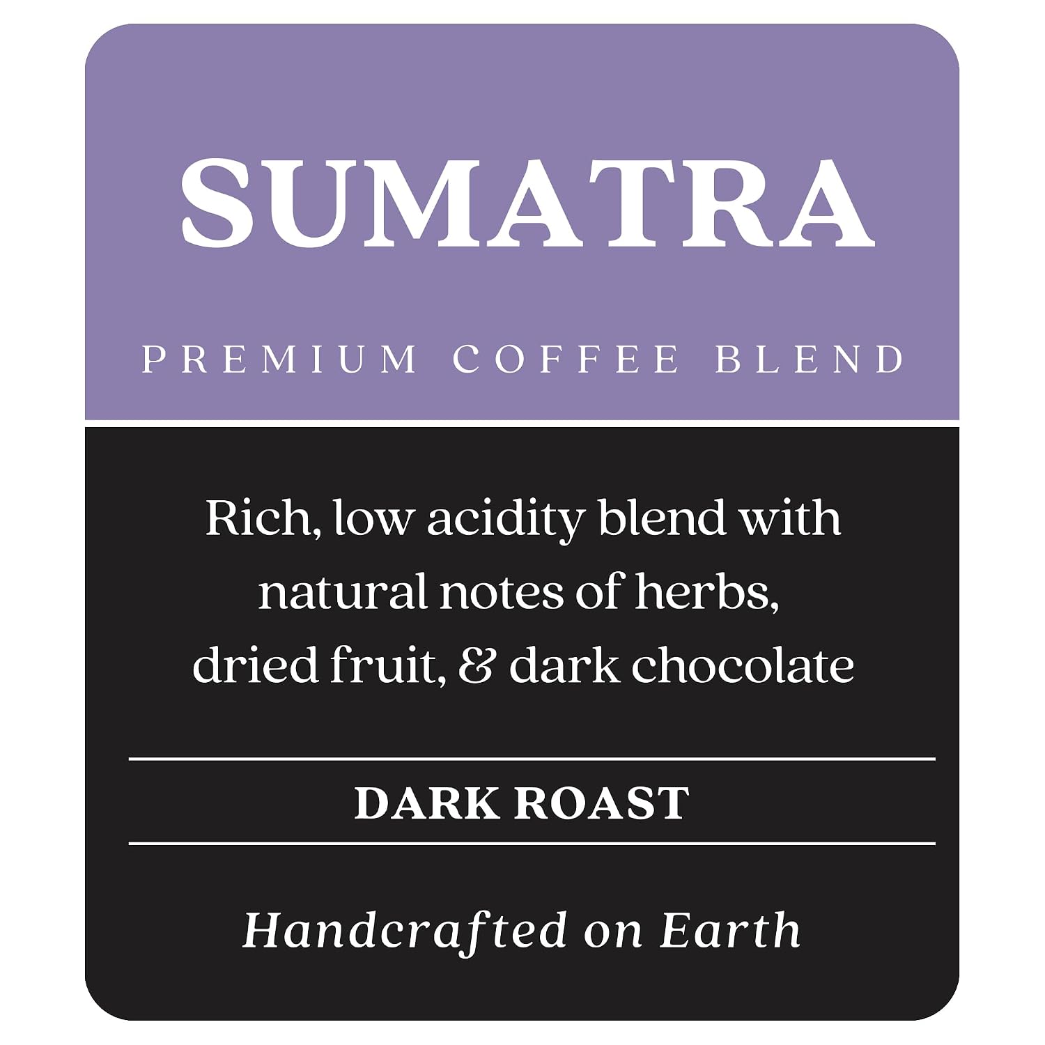 Copper Moon Whole Bean Coffee, Dark Roast, Sumatra, 2 lb | 2 Pound Bag, Vegan, Allergen Free, Non-GMO, Kosher, Vegetarian, Small Batch Roasted