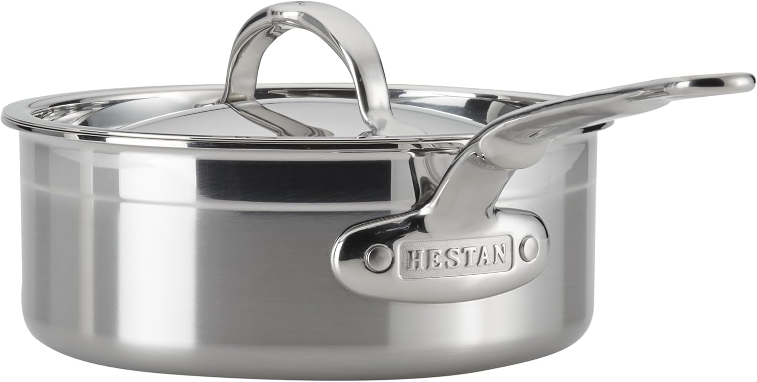 Hestan - ProBond Collection - Professional Clad Stainless Steel 10-Piece Ultimate Cookware Set, Induction Cooktop Compatible