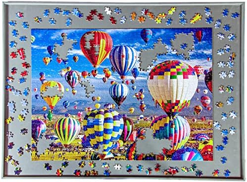 Jigthings – Jigboard 1500 – Jigsaw Puzzle Board for Puzzles up to 36” x 26”. Solid Board with Raised Edge for Most 1500 Piece Puzzles