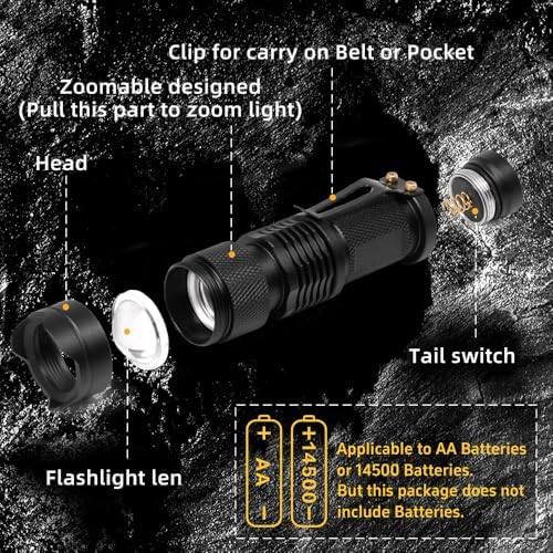 High Power 1 Mode Red LED Flashlight, Single Mode Red Flashlight, Red Light Flashlight Red Light Torch for Astronomy, Aviation, Night Observation