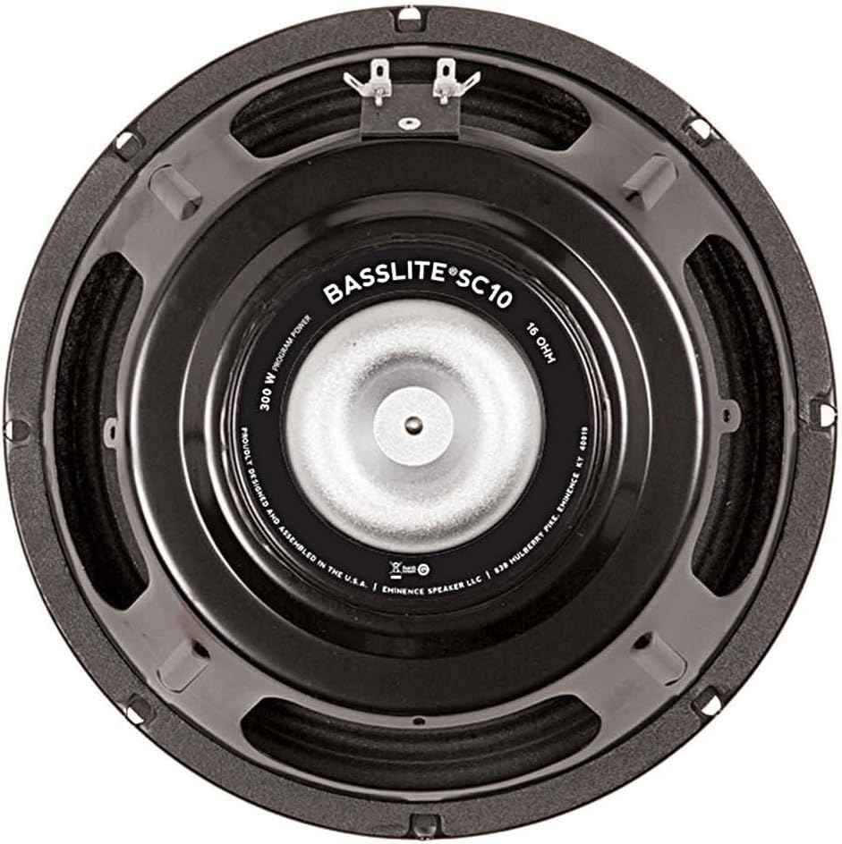 Eminence Basslite SC10 10" Bass Guitar Speaker, 150 Watts at 16 Ohms
