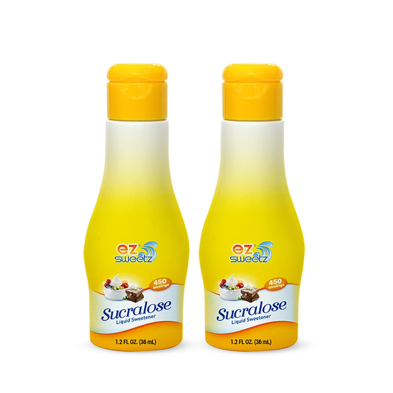 EZ-Sweetz (2 Pack 1.05oz - Liquid Sweetener 400 Servings/Bottle)