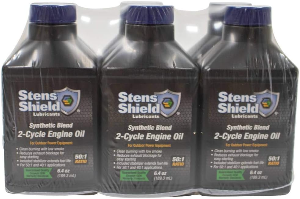 Stens 2-Cycle Engine Oil 770-646, Twenty-Four 6.4 oz. Bottles per case