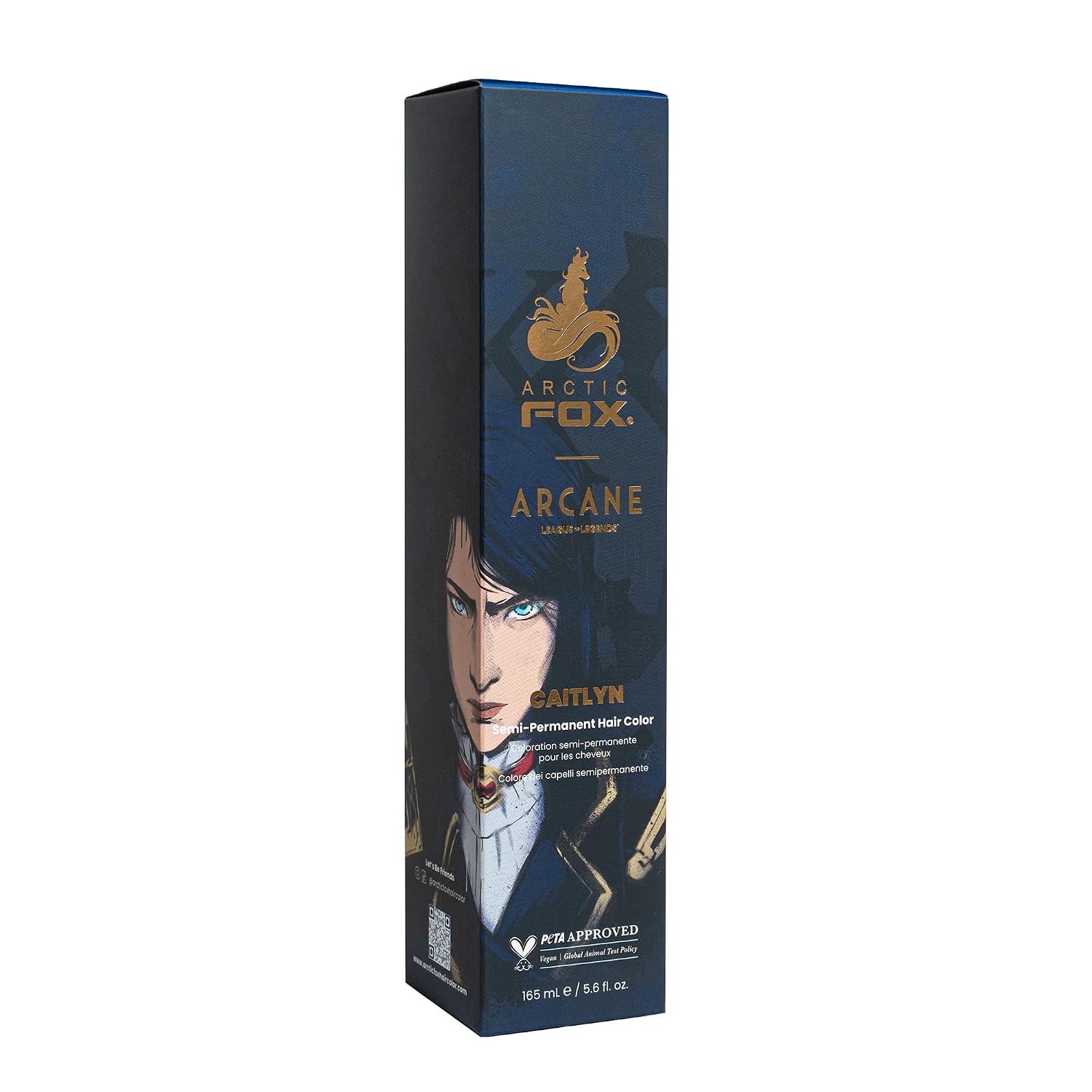 ARCTIC FOX Virgin Pink Semi-Permanent Hair Color - Vegan - 4 fl oz | Vivid and Vibrant, Cruelty Free, Ammonia Free, Peroxide Free, , Cream Formula