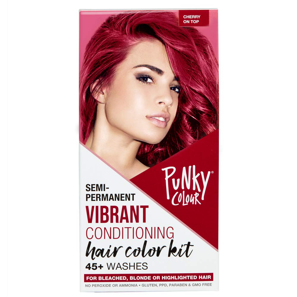 Punky Colour Box Kit Cotton Candy Semi Permanent Hair Color - Vegan, Cruelty-Free Conditioning Hair Dye, Lasts Up to 35 Washes