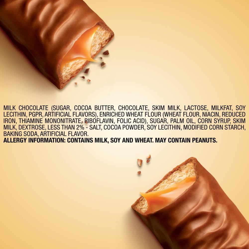 TWIX Full Size Milk Chocolate Caramel Cookie Candy Bars, Bulk, 36 ct | Crunchy cookie and chewy caramel in full size bars individually wrapped, for party favors, sharing, movie nights, gift box