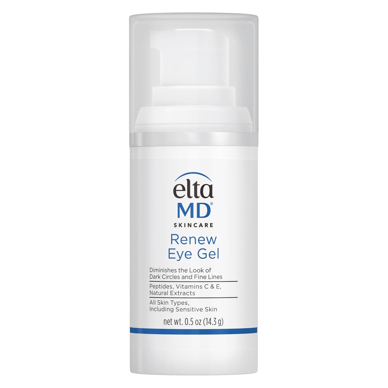 EltaMD Renew Eye Gel Serum for Dark Circles and Puffiness, 0.5 oz | Reduces Fine Lines And Wrinkles, Creamy Under Eye Serum
