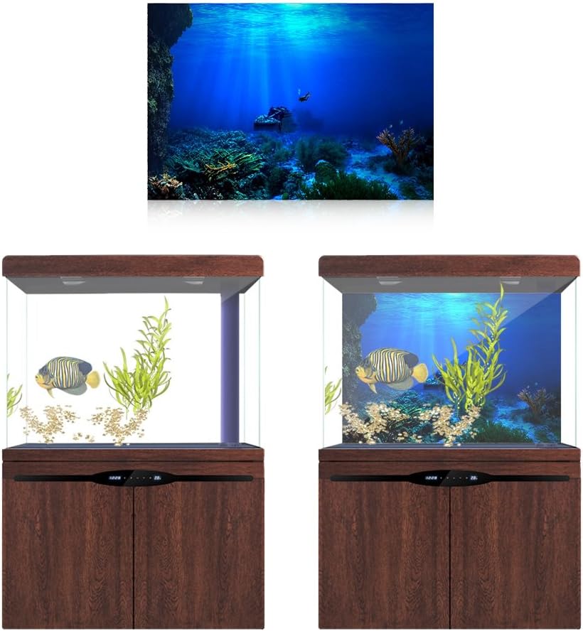 Meiyya 3D Aquarium Background 75 Gallon