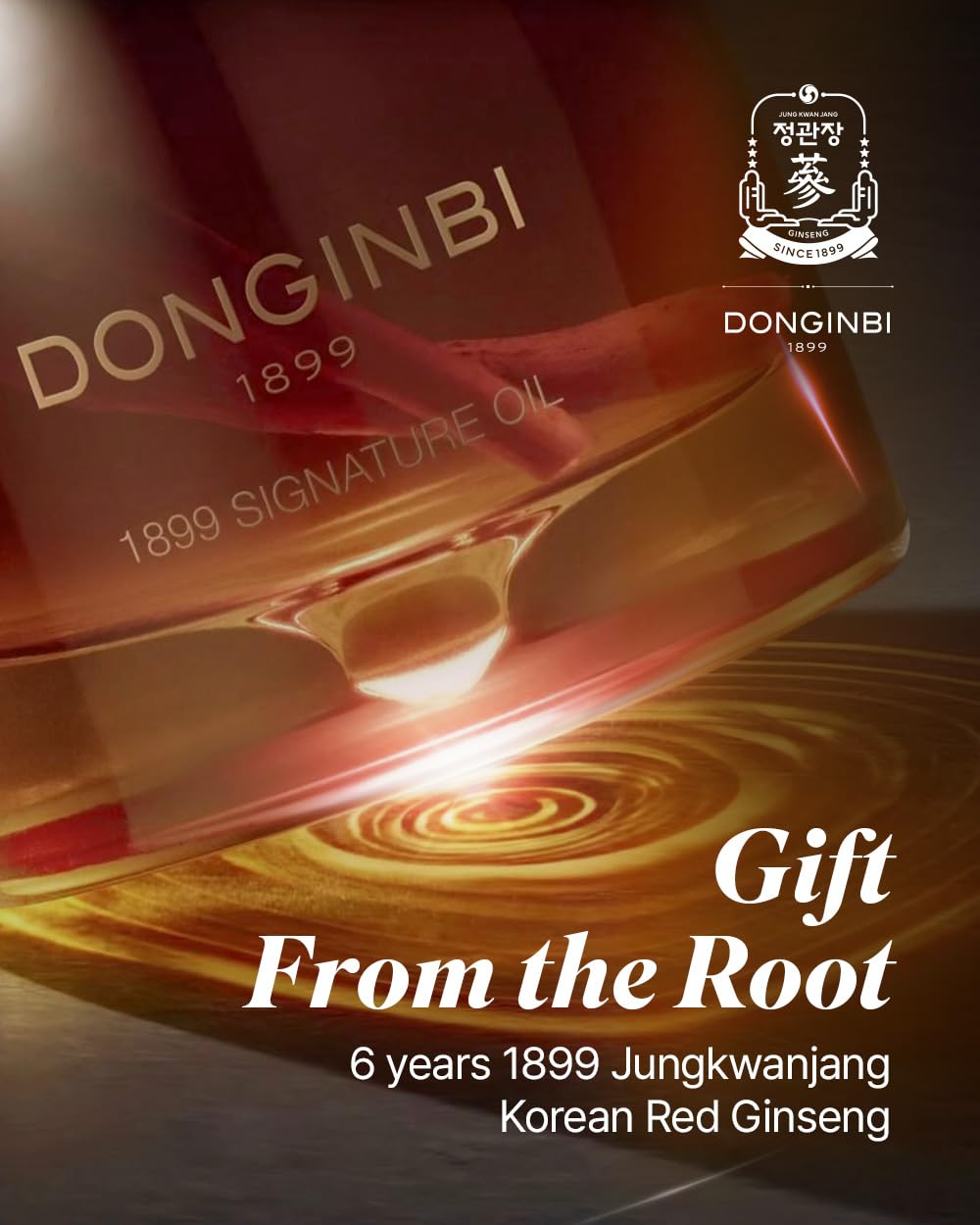 Donginbi 1899 Signature Oil | Korean Face Oil for Women (0.88 oz / 25ml)